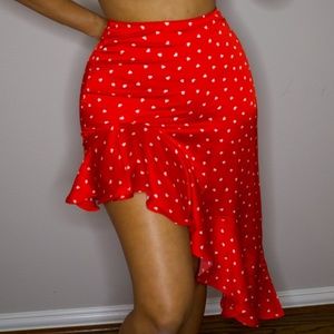 Asymmetrical Heart Skirt